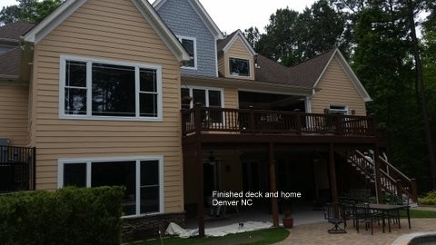 Finished Deck and Exterior Painting Denver, NC 