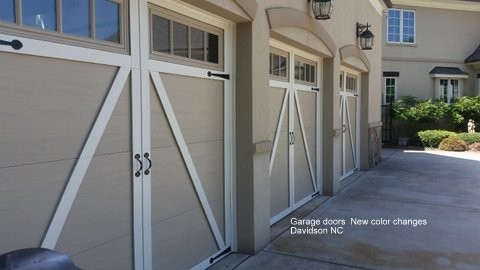Garage Door color change Davidson, NC 