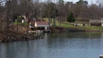 Exterior Painting of a boathouse in Denver, NC