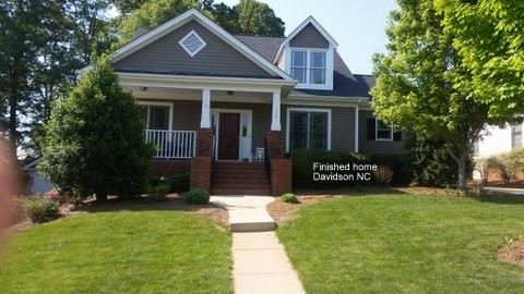 Finished Exterior Home Davidson, NC 