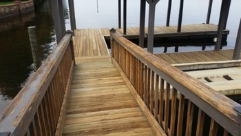Before Deck Staining The Point in Mooresville, NC