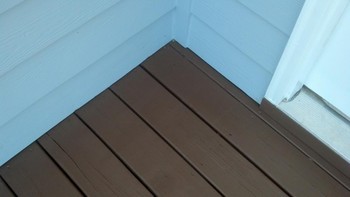  Semi Tranasparent oil stain on a Deck in Mooresville NC