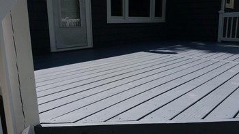 Deck finish Sherill Ford NC