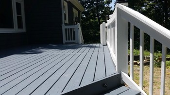 Deck finish Sherill Ford NC